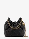 Tory Burch Fleming Mini Hobo Leather Handbag