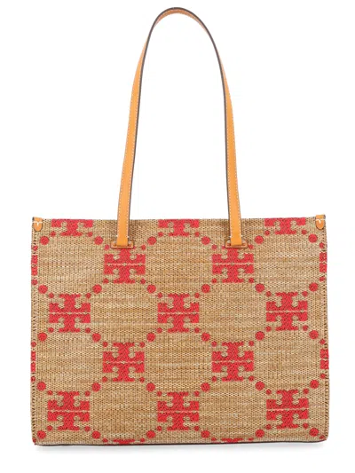 Tory Burch Borsa "t Monogram" In Brown