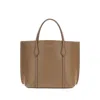 Tory Burch Perry Shopping Bag In Brown