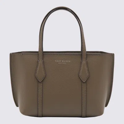 TORY BURCH TORY BURCH BROWN LEATHER PERRY MINI TOTE