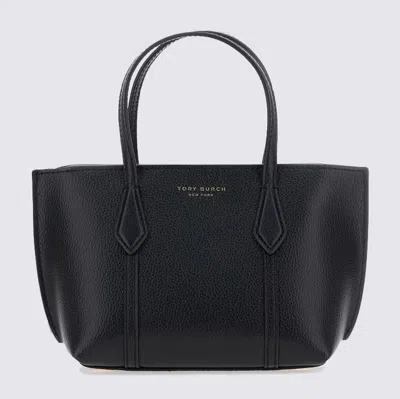 TORY BURCH TORY BURCH BLACK LEATHER PERRY MINI TOTE
