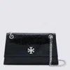 Tory Burch Chain Strap Textured Shoulder Bag In Black