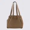 Tory Burch Brown Leather Romy Totes