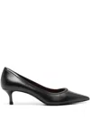 Tory Burch Double T Buckle Pump In Black