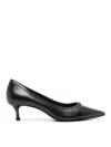 Tory Burch Double T Buckle Pump In Black