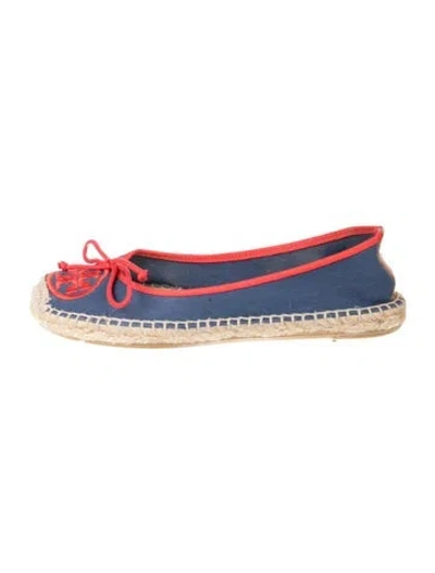 Pre-owned Tory Burch Bow Accents Espadrilles In Multi