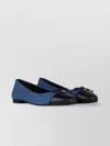 Tory Burch Bow Detail Ballerina Shoes In Black
