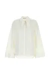 Tory Burch Cotton Bow Tunic In White