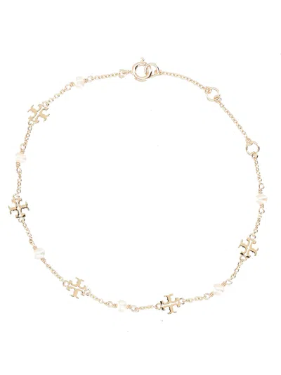 Tory Burch Moondance Pearl Bracelet In Gold