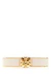 Tory Burch White Metal Bracelet In Neutral