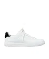 Tory Burch Branded Heel-counter Low-top Sneakers In White