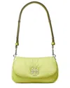 Tory Burch Britten Nylon Puffy Convertible Crossbody In Green