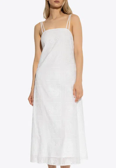 Tory Burch Broderie Anglaise Midi Dress