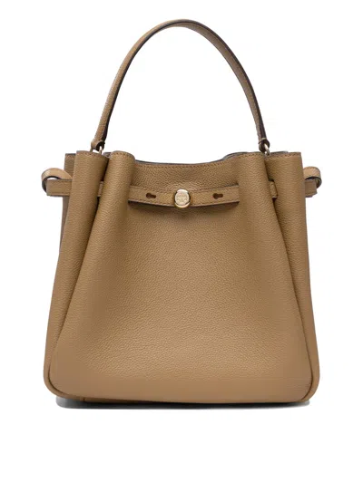 Tory Burch Brown Cow Leather Polyamide Polyurethane Handbags