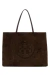 Tory Burch Brown Ella Large Tote In Brown