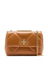 Tory Burch Brown Kira Diamond Small Shoulder Bag In Brown