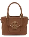Tory Burch Brown Leather Amanda Mini Satchel (authentic Pre-loved)
