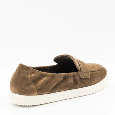 Tory Burch Slip-on Loafers With Suede Finish And Rubber Sole In Brown