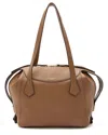 Tory Burch Brown Leather Perry Medium Satchel (authentic Pre-loved)