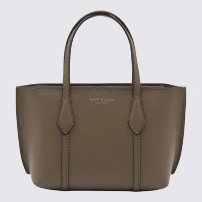 Tory Burch Brown Leather Perry Mini Tote