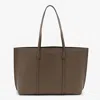 Tory Burch Brown Leather Perry Tote Bag In Brown