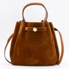 Tory Burch Brown Leather Satchel In Brown