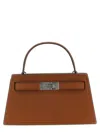 Tory Burch Brown Lee Radziwill Mini Handbag In Brown
