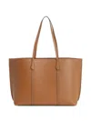 Tory Burch Brown Perry Large Tote In Brown