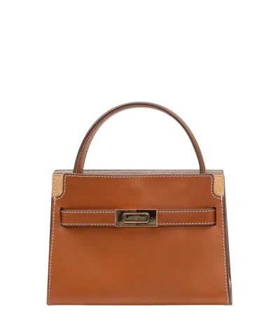 Tory Burch Brown Petite Lee Radziwill Mini Satchel