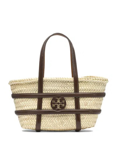 Tory Burch Brown Raffia Shoulder Bag