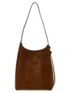 Tory Burch Small Suede Hobo Bag With Adjustable Handle In Brown