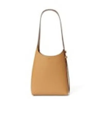 TORY BURCH BROWN ROMY SMALL HOBO BAG