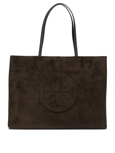 Tory Burch Brown Suede Shoulder Bag