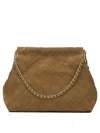 Tory Burch Brown Suede Shoulder Bag In Brown