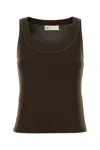 Tory Burch Brown Viscose Tank Top