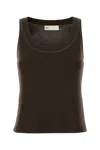 Tory Burch Brown Viscose Tank Top