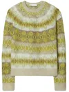 Tory Burch Brushed Sweater In Green
