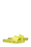 Tory Burch Bubble Jelly Slide Sandal In Blazing Yellow/blazing Yellow