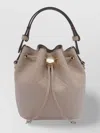 Tory Burch Mini T Monogram Pebble Bucket Bag