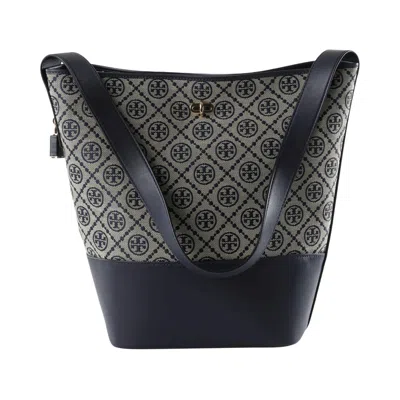 Pre-owned Tory Burch Bucket Bag 'navy' | Blue | Women's Size Onesize