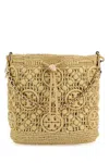Tory Burch Natural T Monogram Bucket Bag