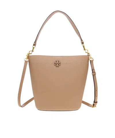 Tory Burch Bucket Shoulder Bag In Brown
