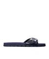 Tory Burch Buckle Slide In Blue