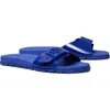Tory Burch Buckle-fastening Slides In Blue