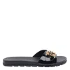 Tory Burch Slide Sandals With Round Open Toe