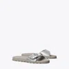 Tory Burch Buckle Slide Sandal In Animal Print