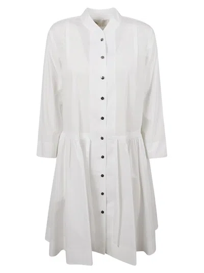 Tory Burch Button-down Dress With Gathered Waist