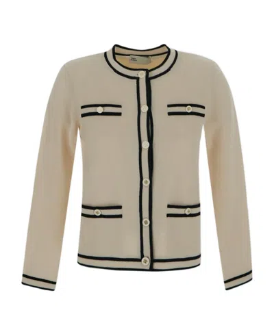 Tory Burch Button-up Cardigan In Nude