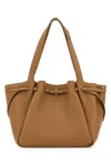 Tory Burch Romy Grained Leather Tote Bag In Brown