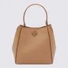 Tory Burch Camel Mcgraw Small Bucket Bag In Brown